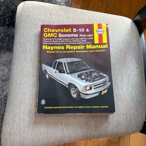 Hanes Chevrolet S-10 & GMC Sonoma Pick-ups Repair Manual
